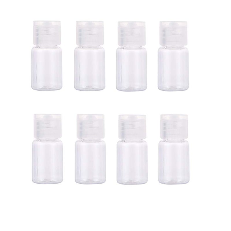 Natuworld 24 Pcs 5ml 0.17oz Plastic Travel Bottles Refillable Flip Top Cap Container Vials for Shampoo Lotion Cream Toiletry Cosmetic Sample Essential Oil Leak Proof Mini Size - Image 3